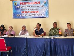 Penyaluran BLT-DD Tahap IV April 2026 di Desa Tlobong Berjalan Lancar, Babinsa Lakukan Monitoring