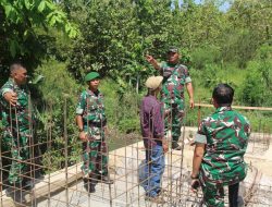 Pastikan Kualitas dan Keamanan, Pasiter Kodim 0723 Klaten dampingi Danden Zibang 4/IV dan Kasiter Korem 074/Warastratama Cek Pembangunan Jembatan Perintis Garuda di Klaten
