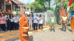 Sambut Hari Raya Waisak, Bhikkhu Thudong IWFP 2026 Disambut Hangat Di Klaten