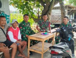 Babinsa Koramil 07/Wedi Perkuat Deteksi Dini Melalui Komunikasi Sosial
