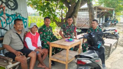 Babinsa Koramil 07/Wedi Perkuat Deteksi Dini Melalui Komunikasi Sosial