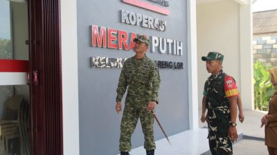 Kunjungi KDKMP Bareng Lor, Dandim 0723/Klaten Ikuti Vicon Bersama Wapang TNI