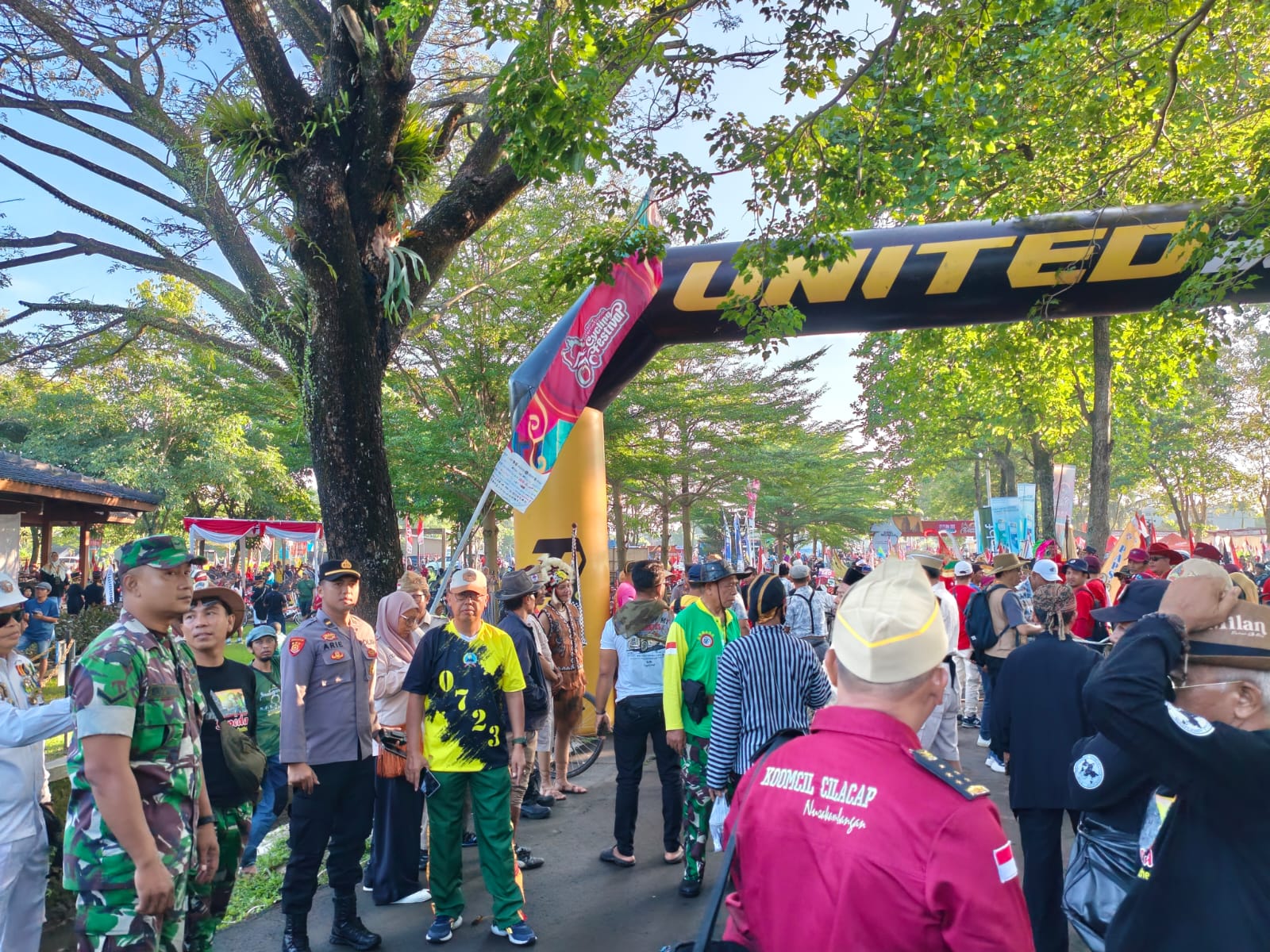 Danramil Prambanan Hadiri All Bike Classic Day KLIC Fest 2026 di Kawasan Candi Sewu