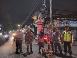 Babinsa Dan Bhabinkamtibmas Pedan Gelar Patroli Malam, Tingkatkan Keamanan Lingkungan Desa Tambakboyo