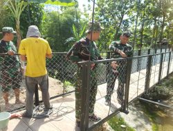Pembangunan Jembatan Gantung Garuda Bayat, Masuki Tahap Pemasangan Pengaman
