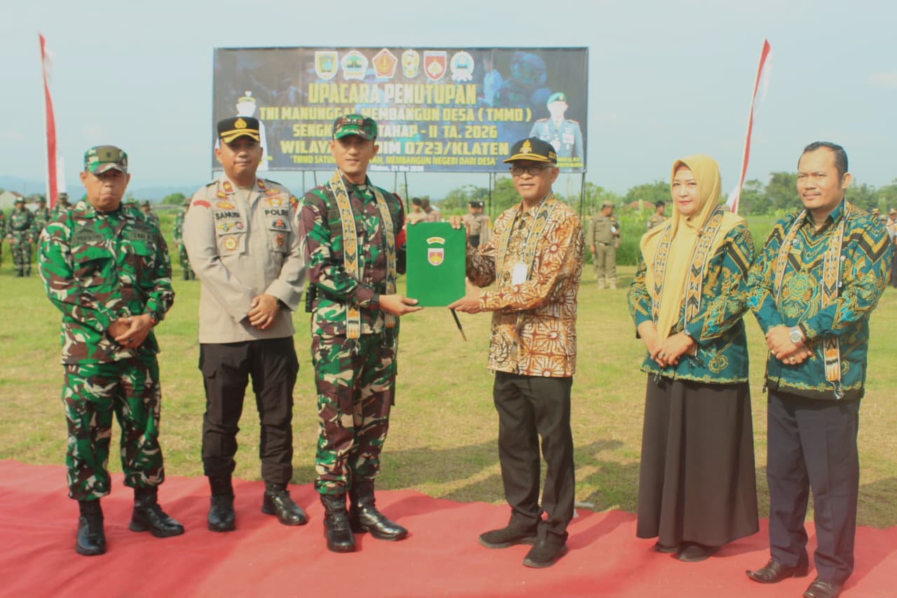TMMD Satukan Langkah Membangun Negeri Dari Desa, Program TMMD Solodiran Rampung 100 Persen