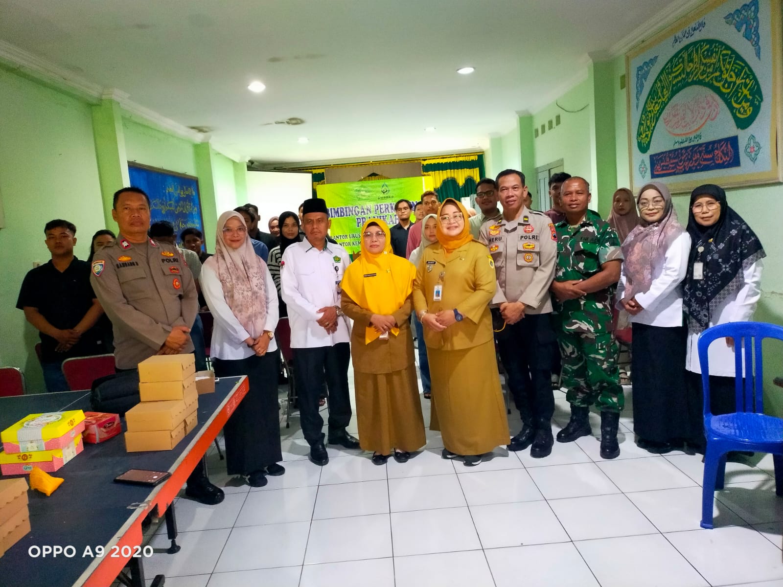 Bimbingan Pranikah Di KUA Klaten Utara, Koramil 24/Klaten Utara Dukung Penguatan Ketahanan Keluarga