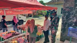 Babinsa Koramil 20/Cawas Hadiri Bazar Murah, Dorong Edukasi Kewirausahaan Warga Japanan