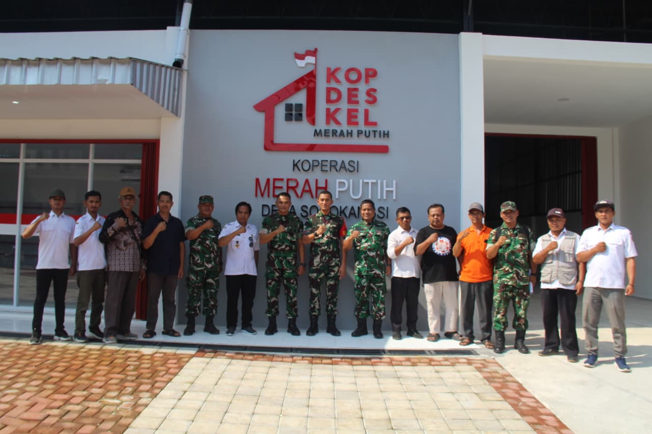 Dandim 0723/Klaten Dampingi Aster Kasdam IV/Diponegoro Tinjau KDKMP Di Wilayah Klaten