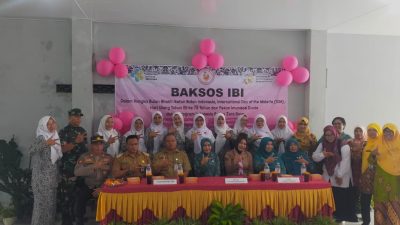 Danramil 14/Karanganom Hadiri Baksos IBI Dan Program Indonesia Bebas Zero Dose Di Desa Tarubasan Klaten