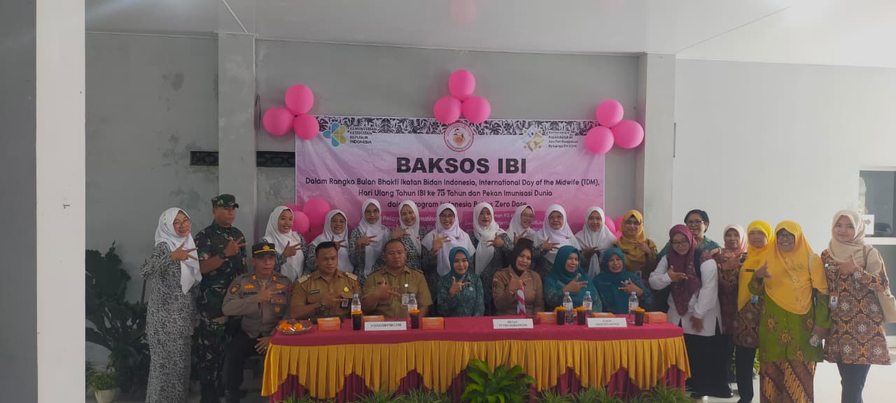 Danramil 14/Karanganom Hadiri Baksos IBI Dan Program Indonesia Bebas Zero Dose Di Desa Tarubasan Klaten