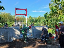 Jembatan Garuda: TNI Dan Warga Satukan Tenaga Bangun Asa