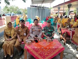 Babinsa Koramil 11/Karangnongko Hadiri Launching Desa Pilot Project Posyandu 6 SPM