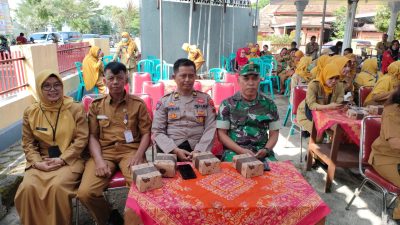 Babinsa Koramil 11/Karangnongko Hadiri Launching Desa Pilot Project Posyandu 6 SPM
