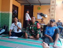 Babinsa Bentangan Hadiri Pertemuan Poktan Mulyo Lestari, Dorong Tanam Serentak Perkuat Ketahanan Pangan