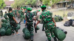 Pasukan Yonif Teritorial Pembangunan Mulai Tiba Di Klaten, Perkuat Pertahanan Dan Dukung Pembangunan Daerah
