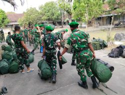 Pasukan Yonif Teritorial Pembangunan Mulai Tiba Di Klaten, Perkuat Pertahanan Dan Dukung Pembangunan Daerah