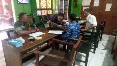 Babinsa Dan Perangkat Kelurahan Klaten Tingkatkan Kolaborasi Untuk Mendukung Kondusifitas Wilayah