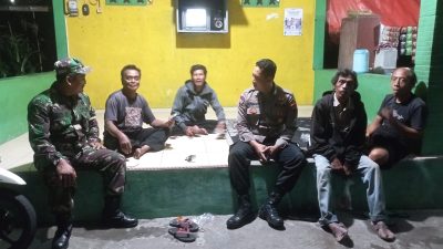 Babinsa dan Bhabinkamtibmas Intensifkan Patroli Wilayah, Perkuat Kamtibmas Di Desa Ngaren