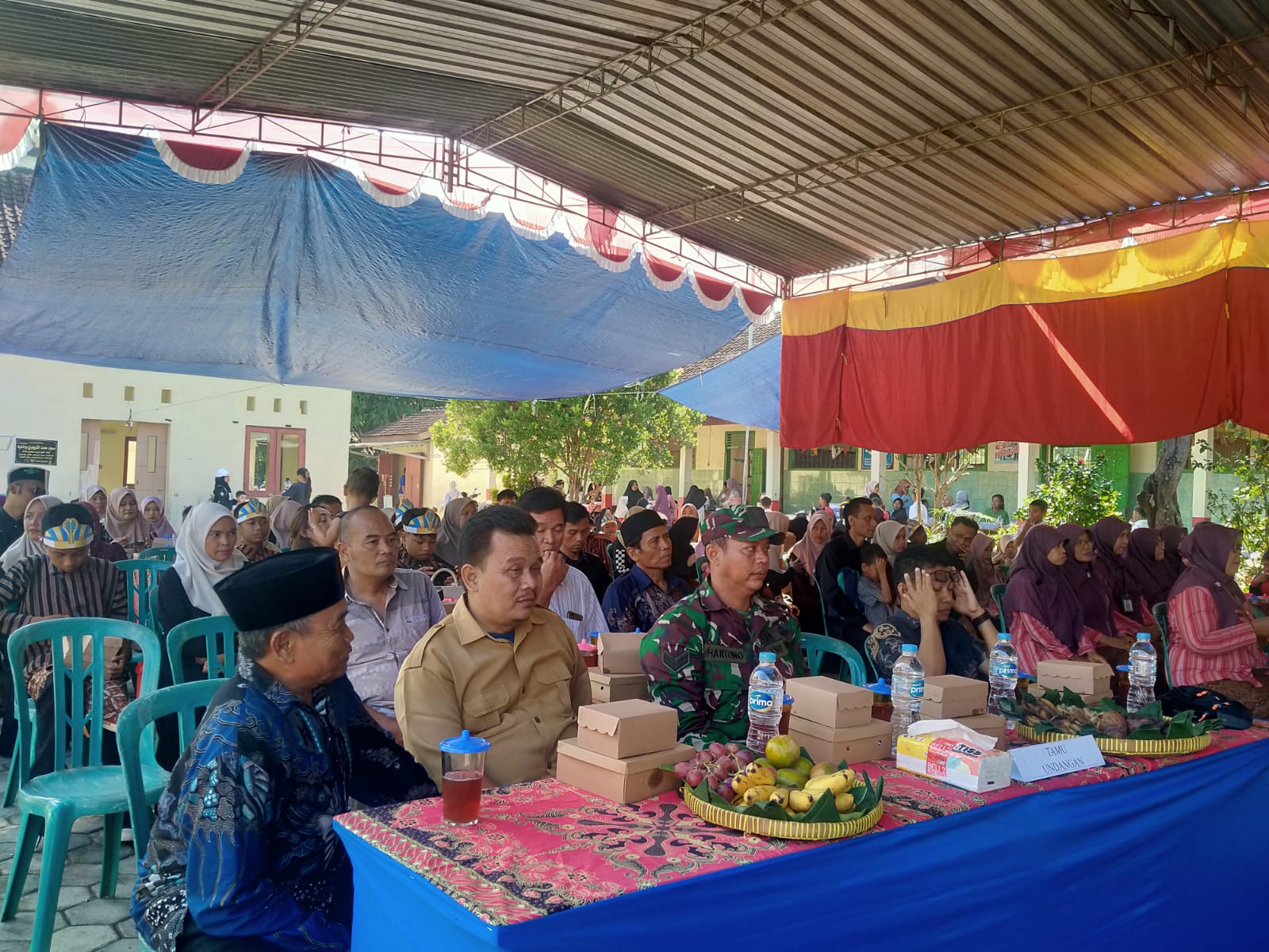 Babinsa Desa Jimbung Hadiri Pelepasan Siswa SD Negeri 2 Jimbung, Sampaikan Ini
