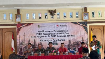 Danramil Prambanan Hadiri Pembinaan Dan Pemberdayaan PKUB Kecamatan Prambanan Klaten