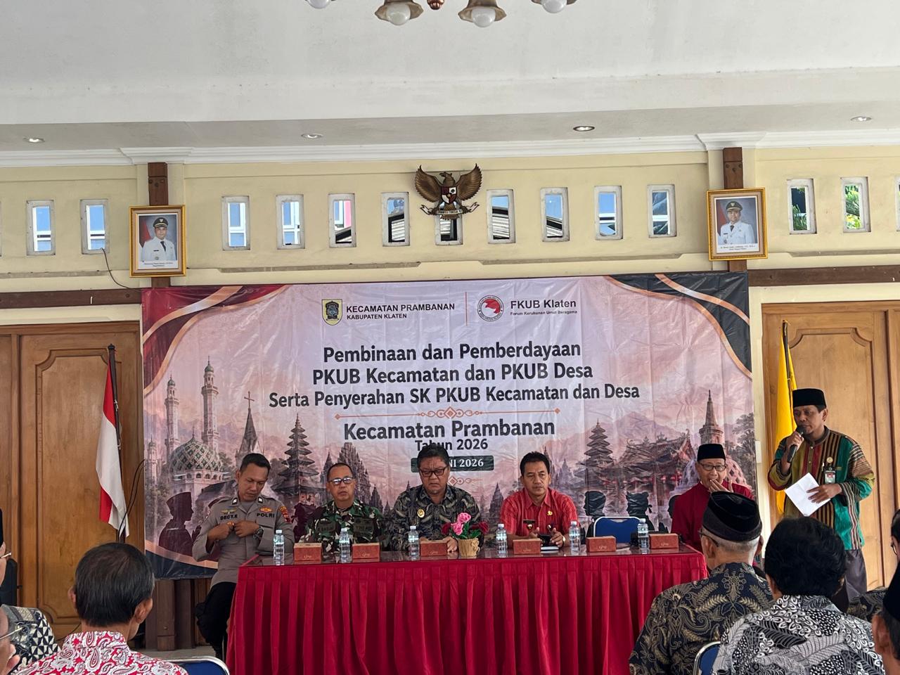 Danramil Prambanan Hadiri Pembinaan Dan Pemberdayaan PKUB Kecamatan Prambanan Klaten