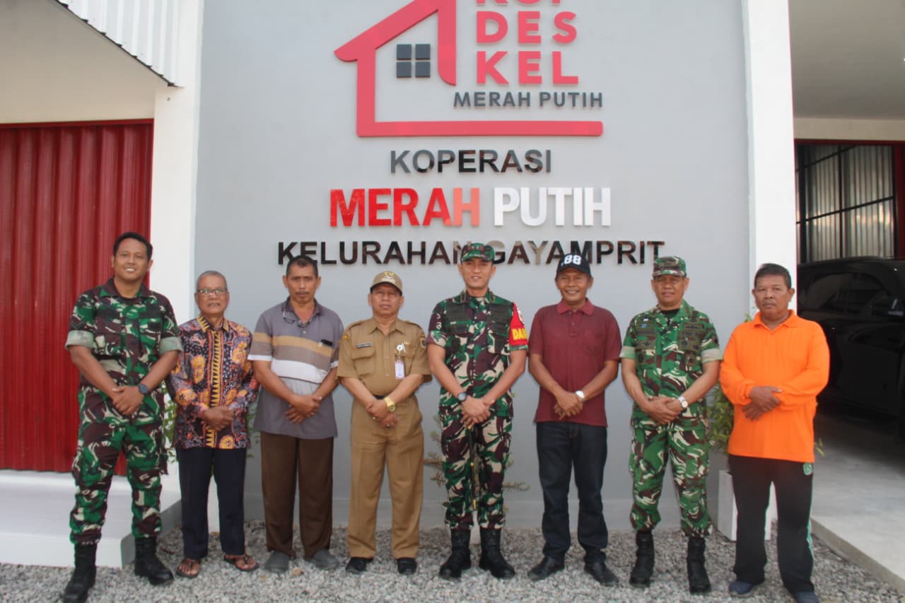 Dandim 0723/Klaten Tinjau KDKMP Gayamprit Dan Ikuti Vicon Bersama Wakil Panglima TNI