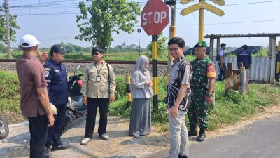 Perlintasan Ka Desa Titang Klaten Diverifikasi Untuk Tingkatkan Keselamatan
