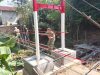 Gotong Royong Pasang Ring Kawat Jembatan Gantung Garuda, Babinsa Dan Warga Wujudkan Infrastruktur Aman Bagi Masyarakat