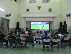 Perkuat Kemanunggalan TNI Dan Rakyat, Kodim 0723/Klaten Gelar Nobar Piala Dunia 2026
