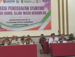 Sinergi Cegah Stunting, Koramil Bayat Hadiri Sosialisasi Edukasi Bagi Ibu Hamil