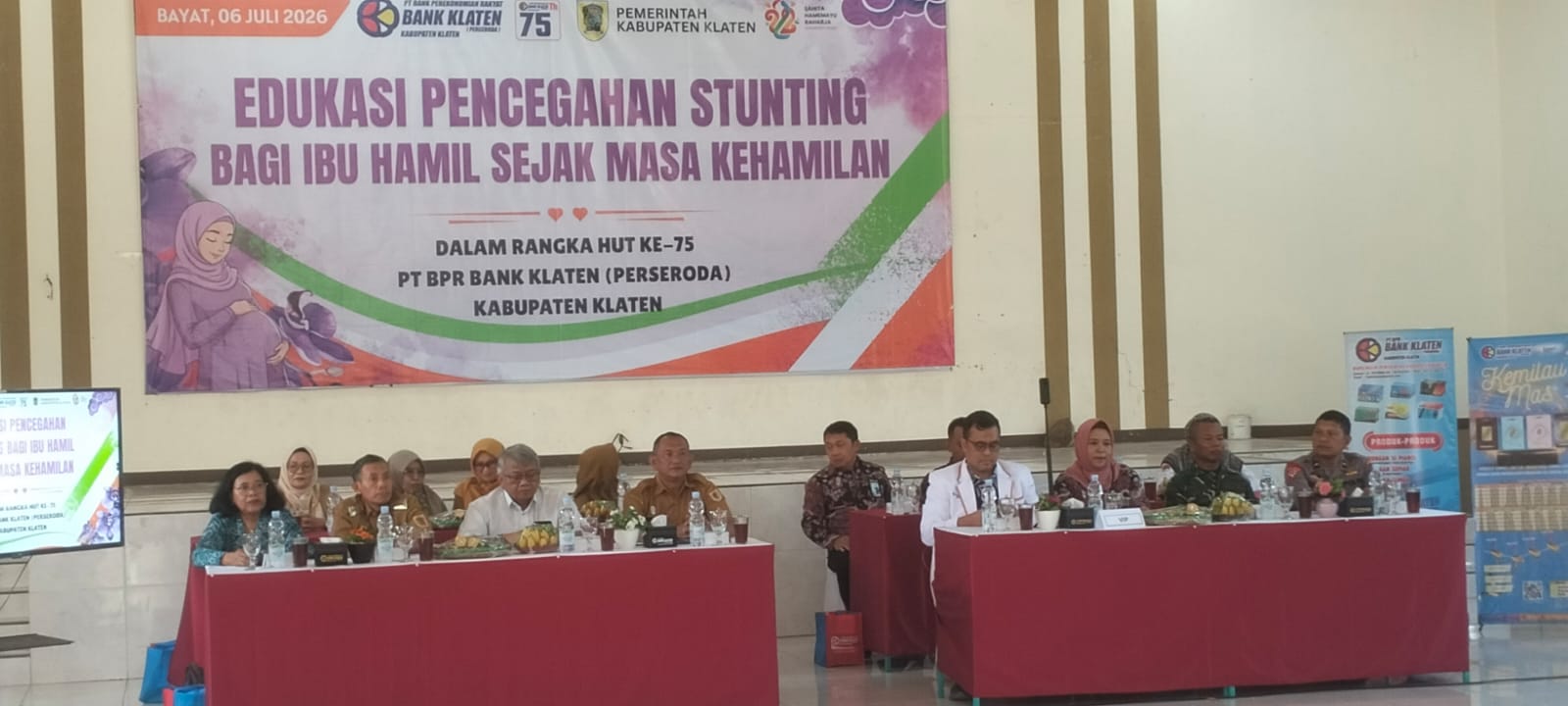 Sinergi Cegah Stunting, Koramil Bayat Hadiri Sosialisasi Edukasi Bagi Ibu Hamil