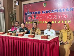 Sambut Hari Jadi Klaten Dan Kemerdekaan RI, Forkopimcam Prambanan Bersinergi Siapkan Rangkaian Kegiatan Kecamatan