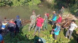 Karya Bhakti Koramil 19/Trucuk Wujud Nyata Mitigasi Banjir Dan Kemanunggalan TNI Dengan Rakyat