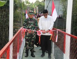 Penantian 20 Tahun Berakhir, Dandim 0723/Klaten Dan Bupati Resmikan Jembatan Perintis Garuda Penghubung Kranggan–Leses