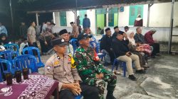 Nguri-Uri Budaya Jawa, Babinsa Dan Bhabinkamtibmas Amankan Pagelaran Wayang Kulit Di Wonosari