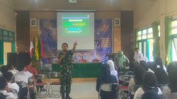 Tanamkan Semangat Juang Pahlawan, Danramil 20/Cawas Berikan Wasbang Siswa SMK Muhammadiyah Cawas