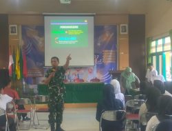 Tanamkan Semangat Juang Pahlawan, Danramil 20/Cawas Berikan Wasbang Siswa SMK Muhammadiyah Cawas