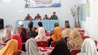 Babinsa Koramil 14/Karanganom Hadiri Pra Musrenbangdes Dan Rembug Stunting Desa Karanganom