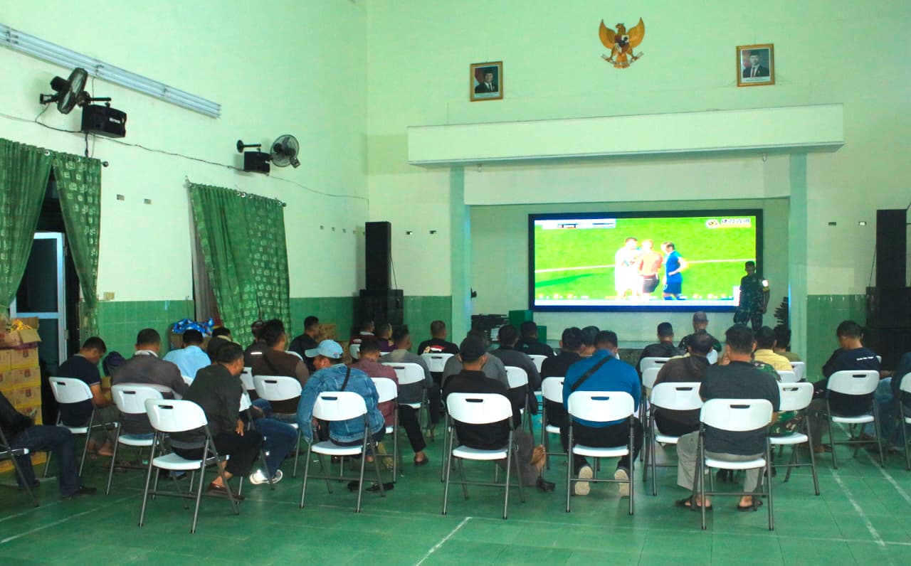 Semarak Piala Dunia 2026, Kodim 0723/Klaten Ajak Warga Nobar Kebangsaan