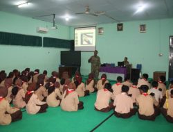 Kodim 0723/Klaten Tanamkan Wawasan Kebangsaan Dan Karakter Disiplin Kepada 60 Kadet KKRI