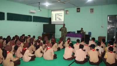Kodim 0723/Klaten Tanamkan Wawasan Kebangsaan Dan Karakter Disiplin Kepada 60 Kadet KKRI
