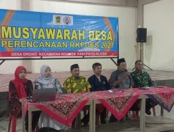 Sinergi Babinsa Koramil Ngawen Dan Pemerintah Desa Dalam Penyusunan RKPDes Drono