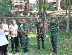 Dandim 0723/Klaten Dampingi Aster Kasdam IV/Diponegoro Survei Rencana Pembangunan Jembatan Garuda Perintis Di Klaten