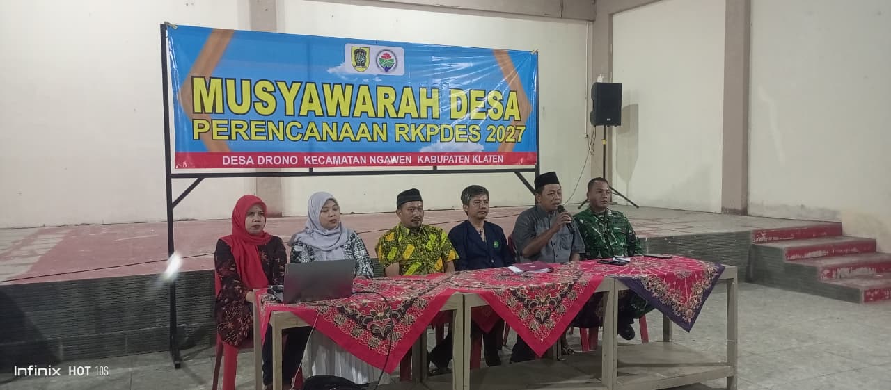 Sinergi Babinsa Koramil Ngawen Dan Pemerintah Desa Dalam Penyusunan RKPDes Drono