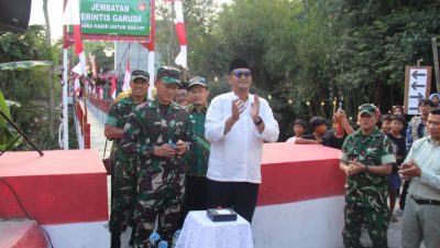 Peresmian Jembatan Perintis Garuda Perkuat Akses dan Perekonomian Warga Desa Kranggan dan Leses