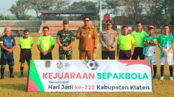 Dandim Klaten Bersama Bupati Dan Kapolres Resmi Buka Kejuaraan Sepak Bola Hari Jadi Ke-222 Kabupaten Klaten Dandim Klaten Bersama Bupati Dan Kapolres Resmi Buka Kejuaraan Sepak Bola Hari Jadi Ke-222 Kabupaten Klaten