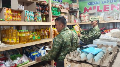 Pastikan Stabilitas Harga, Babinsa Koramil 12/Manisrenggo Pantau Harga Sembako Di Pasar Klewer