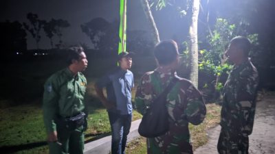 Babinsa Koramil 02/Jogonalan Dan Komduk Patroli Malam, Dorong Semangat Warga Jaga Kamtibmas