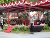 HUT Ke-81 RI, Dandim 0723/Klaten Pimpin Upacara Penurunan Bendera di Alun-Alun Klaten